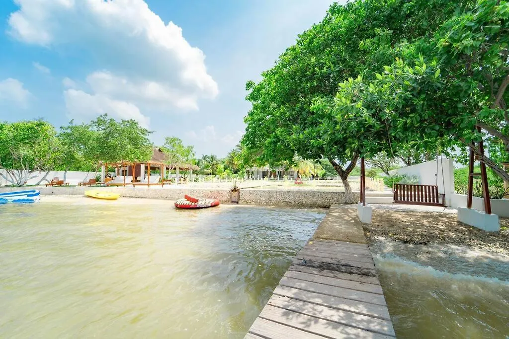 הוילה Cartagena Tierra Bomba Isla Berakhah בית נופש
