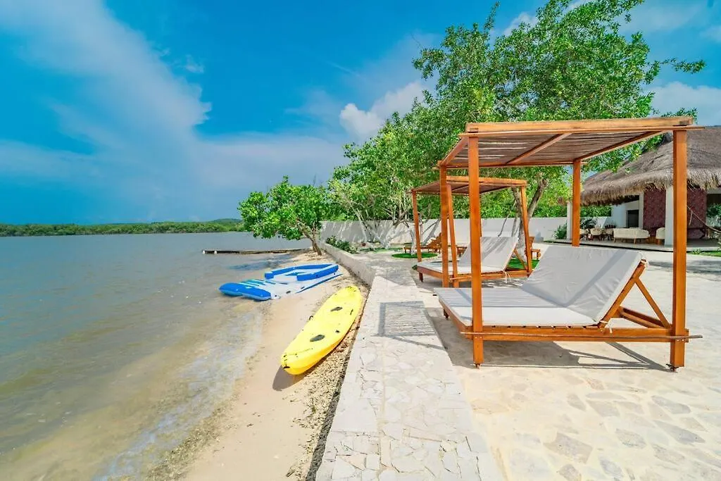 הוילה Cartagena Tierra Bomba Isla Berakhah
